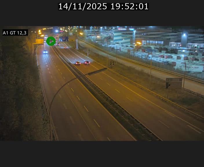 <h2>Traffic live webcam Luxembourg Senningerberg - A1 direction Allemagne - BK 12.3</h2>