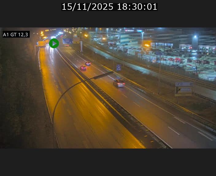 <h2>Traffic live webcam Luxembourg Senningerberg - A1 direction Allemagne - BK 12.3</h2>