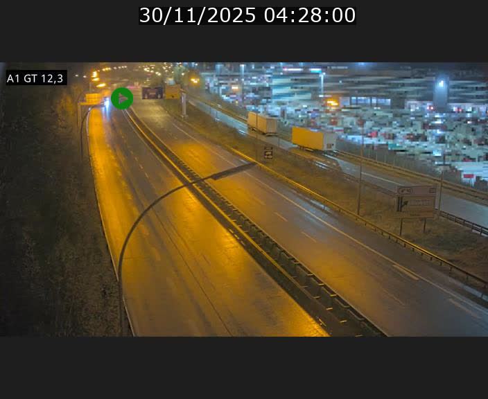<h2>Traffic live webcam Luxembourg Senningerberg - A1 direction Allemagne - BK 12.3</h2>