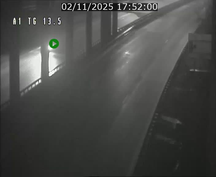 Traffic live webcam Luxembourg Senningen - A1 direction Luxembourg - BK 13.5