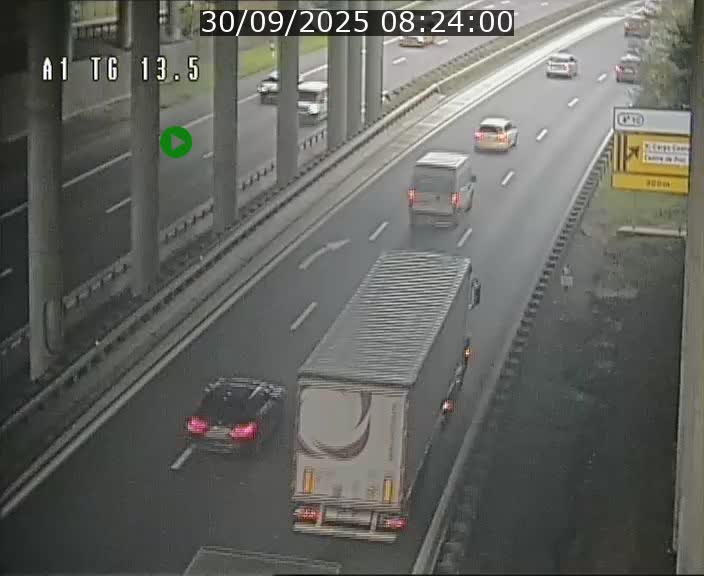 <h2>Traffic live webcam Luxembourg Senningen - A1 direction Luxembourg - BK 13.5</h2>