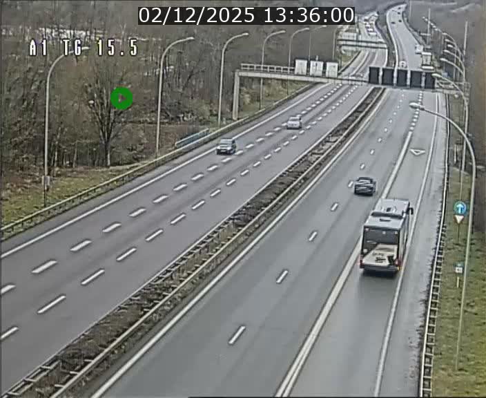 <h2>Traffic live webcam Luxembourg Munsbach - A1 direction Luxembourg - BK 15.5</h2>