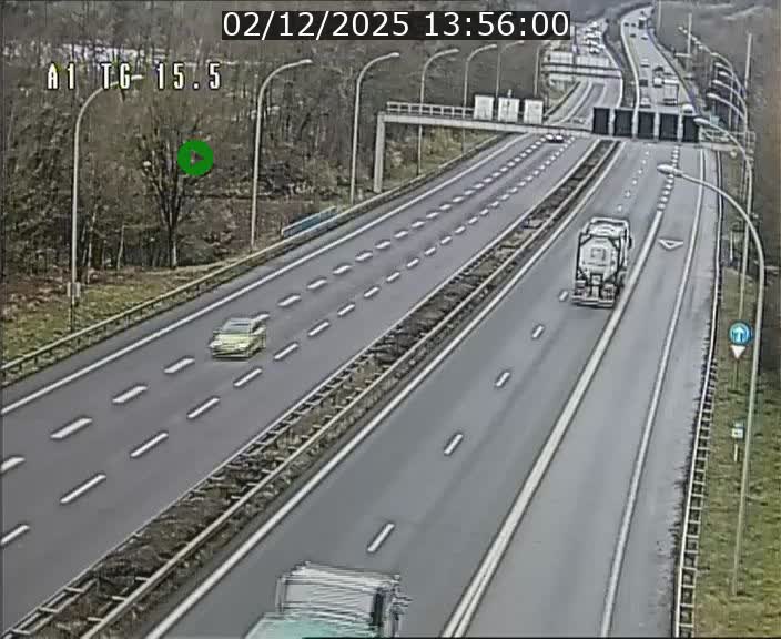 <h2>Traffic live webcam Luxembourg Munsbach - A1 direction Luxembourg - BK 15.5</h2>
