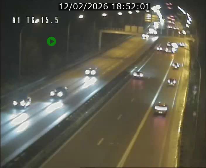 Traffic live webcam Luxembourg Munsbach - A1 direction Luxembourg - BK 15.5