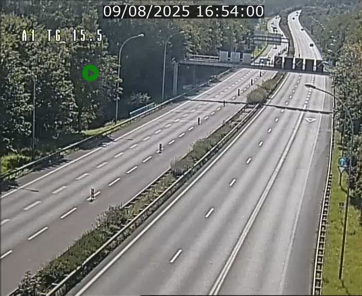 Traffic live webcam Luxembourg Munsbach - A1 direction Luxembourg - BK 15.5
