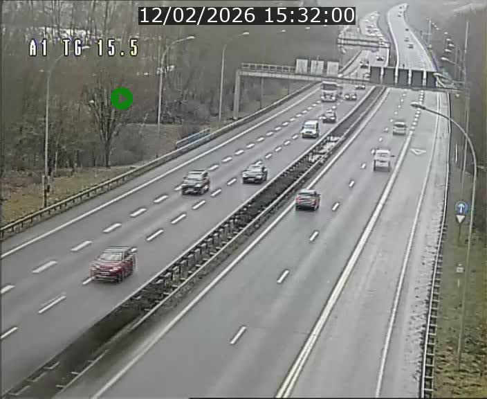 <h2>Traffic live webcam Luxembourg Munsbach - A1 direction Luxembourg - BK 15.5</h2>