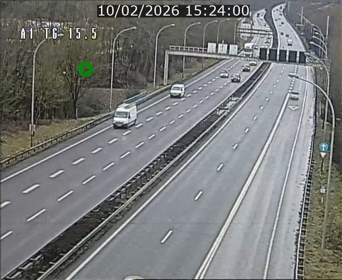 <h2>Traffic live webcam Luxembourg Munsbach - A1 direction Luxembourg - BK 15.5</h2>