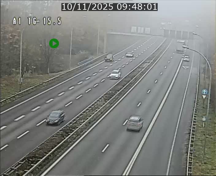 Traffic live webcam Luxembourg Munsbach - A1 direction Luxembourg - BK 15.5