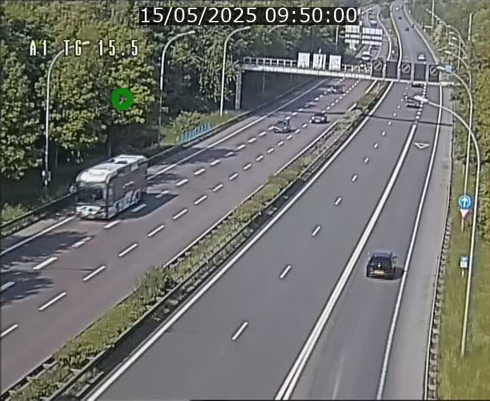 <h2>Traffic live webcam Luxembourg Munsbach - A1 direction Luxembourg - BK 15.5</h2>