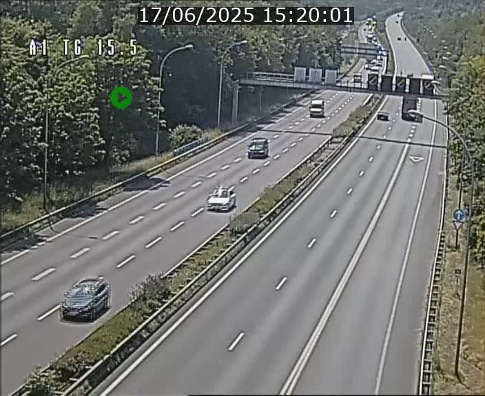 Traffic live webcam Luxembourg Munsbach - A1 direction Luxembourg - BK 15.5