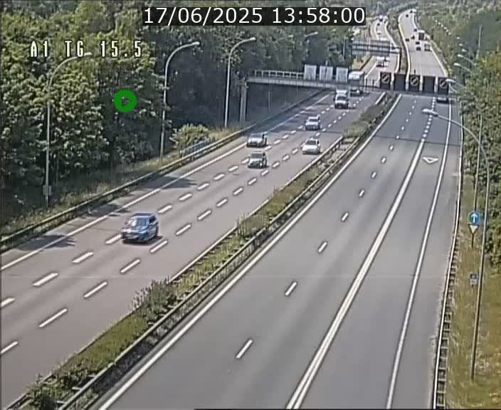 Traffic live webcam Luxembourg Munsbach - A1 direction Luxembourg - BK 15.5