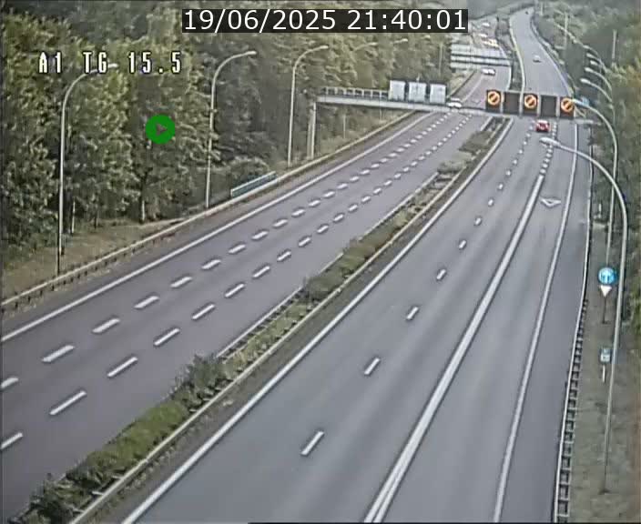 Traffic live webcam Luxembourg Munsbach - A1 direction Luxembourg - BK 15.5