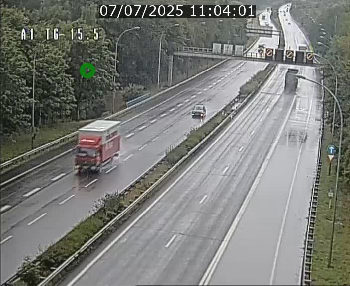 Traffic live webcam Luxembourg Munsbach - A1 direction Luxembourg - BK 15.5