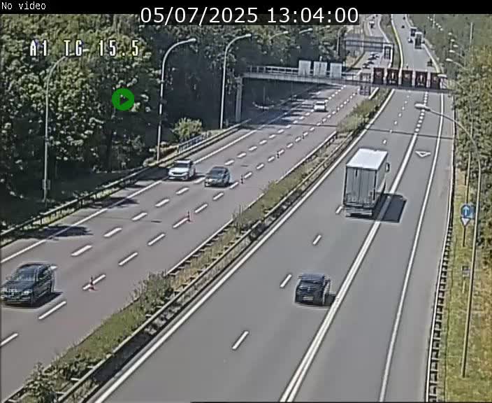 Traffic live webcam Luxembourg Munsbach - A1 direction Luxembourg - BK 15.5