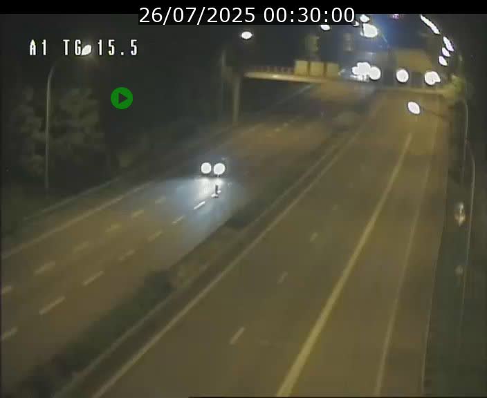 Traffic live webcam Luxembourg Munsbach - A1 direction Luxembourg - BK 15.5