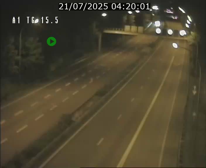 Traffic live webcam Luxembourg Munsbach - A1 direction Luxembourg - BK 15.5