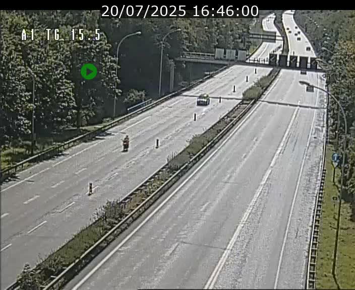 Traffic live webcam Luxembourg Munsbach - A1 direction Luxembourg - BK 15.5