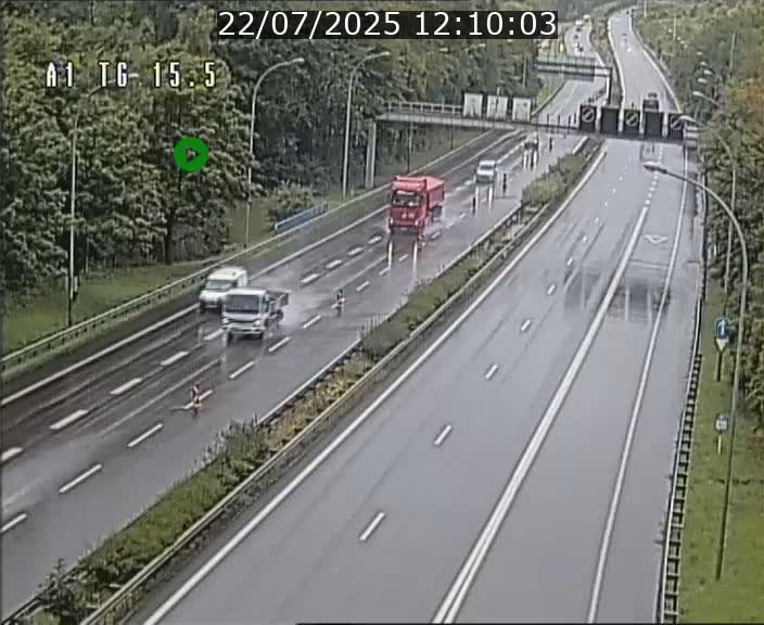 Traffic live webcam Luxembourg Munsbach - A1 direction Luxembourg - BK 15.5