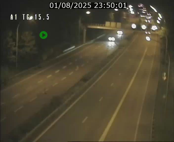 Traffic live webcam Luxembourg Munsbach - A1 direction Luxembourg - BK 15.5