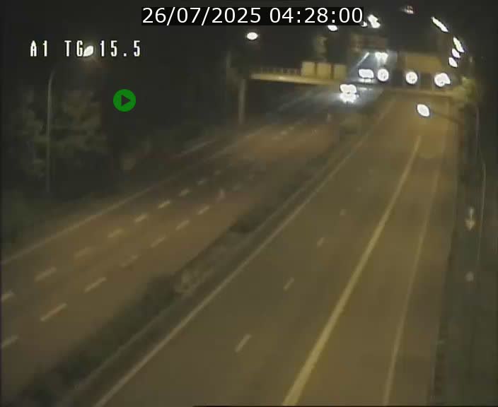 Traffic live webcam Luxembourg Munsbach - A1 direction Luxembourg - BK 15.5