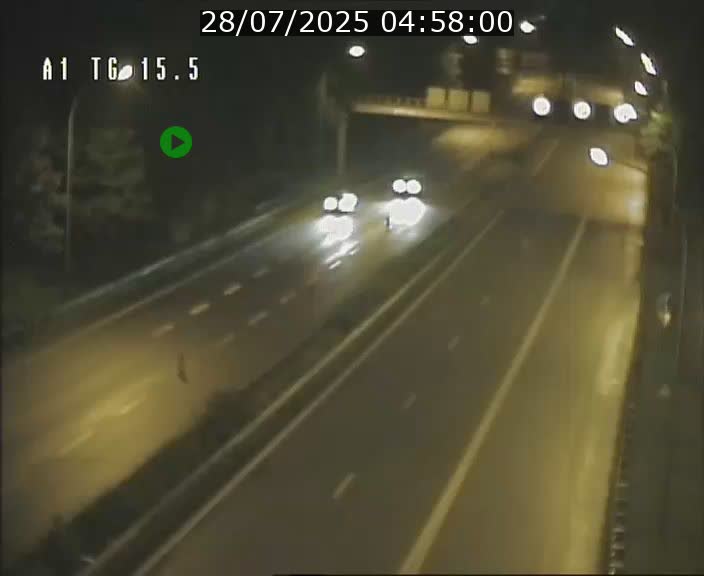 Traffic live webcam Luxembourg Munsbach - A1 direction Luxembourg - BK 15.5