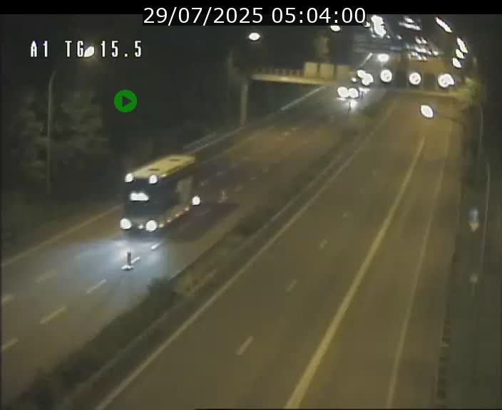 Traffic live webcam Luxembourg Munsbach - A1 direction Luxembourg - BK 15.5