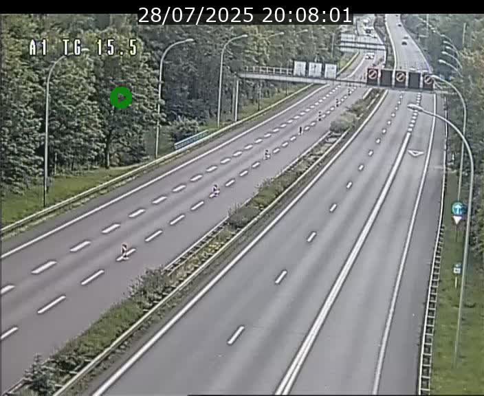 Traffic live webcam Luxembourg Munsbach - A1 direction Luxembourg - BK 15.5