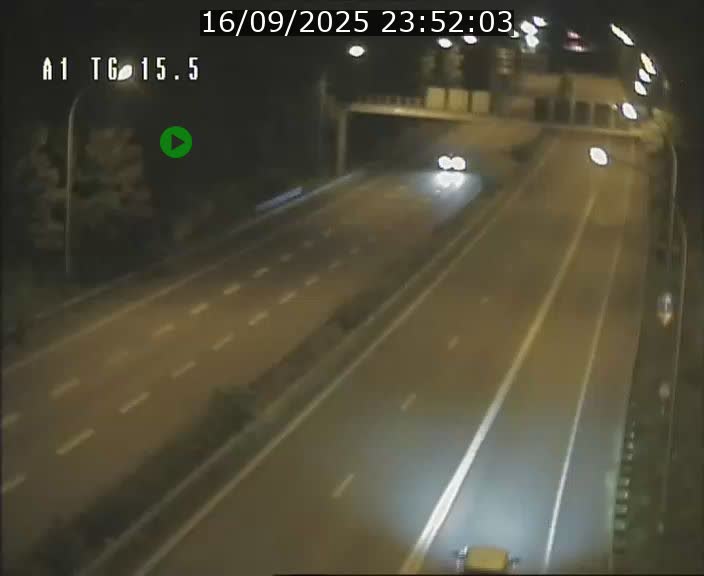 Traffic live webcam Luxembourg Munsbach - A1 direction Luxembourg - BK 15.5