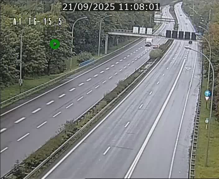 Traffic live webcam Luxembourg Munsbach - A1 direction Luxembourg - BK 15.5