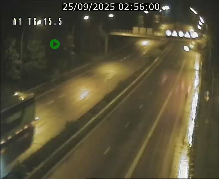 Traffic live webcam Luxembourg Munsbach - A1 direction Luxembourg - BK 15.5