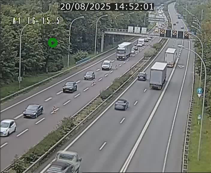 <h2>Traffic live webcam Luxembourg Munsbach - A1 direction Luxembourg - BK 15.5</h2>