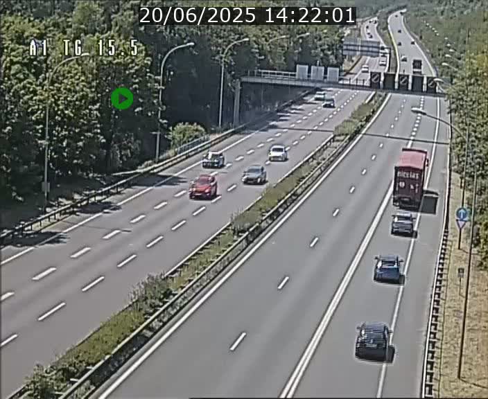 <h2>Traffic live webcam Luxembourg Munsbach - A1 direction Luxembourg - BK 15.5</h2>