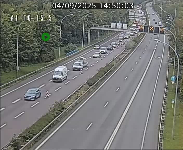 <h2>Traffic live webcam Luxembourg Munsbach - A1 direction Luxembourg - BK 15.5</h2>