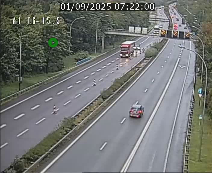 <h2>Traffic live webcam Luxembourg Munsbach - A1 direction Luxembourg - BK 15.5</h2>
