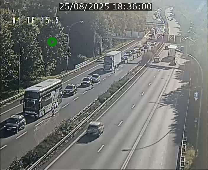 <h2>Traffic live webcam Luxembourg Munsbach - A1 direction Luxembourg - BK 15.5</h2>