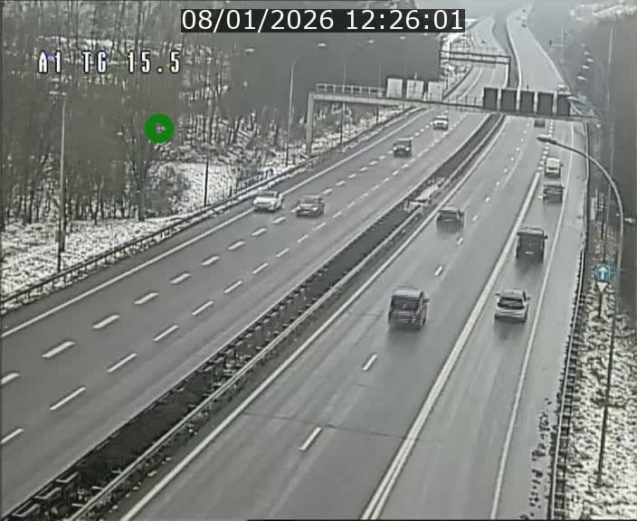 Traffic live webcam Luxembourg Munsbach - A1 direction Luxembourg - BK 15.5
