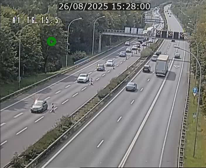 <h2>Traffic live webcam Luxembourg Munsbach - A1 direction Luxembourg - BK 15.5</h2>