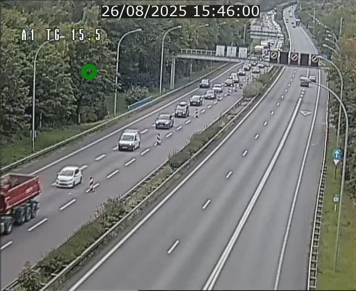 <h2>Traffic live webcam Luxembourg Munsbach - A1 direction Luxembourg - BK 15.5</h2>