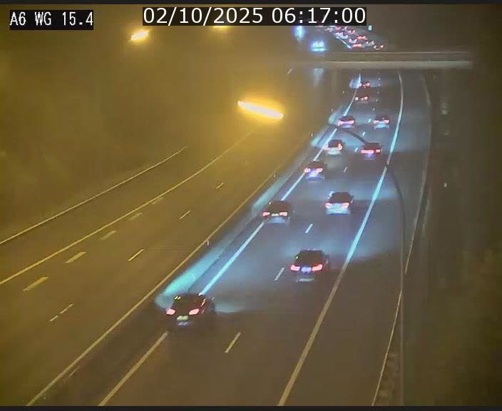 <h2>Traffic live webcam Luxembourg Capellen - A6 - BK 15.4 - direction Luxembourg/France/Allemagne</h2>