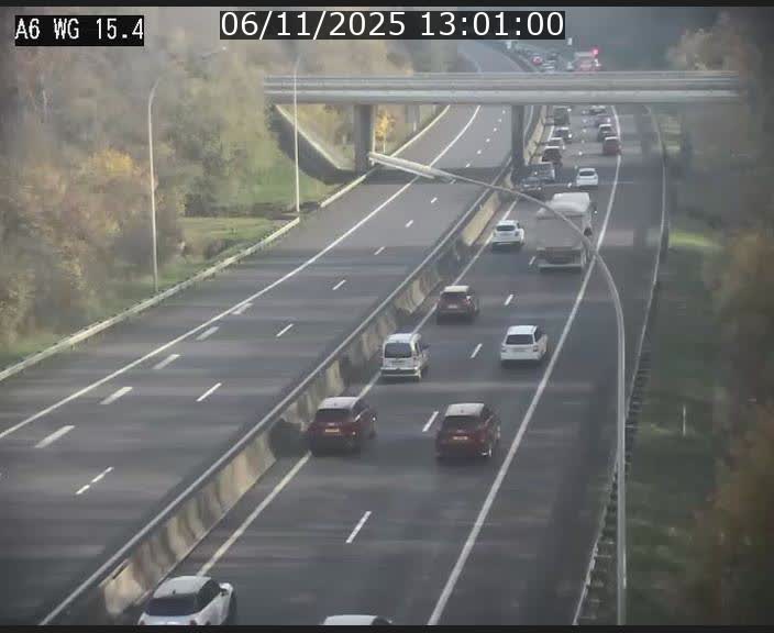 Traffic live webcam Luxembourg Capellen - A6 - BK 15.4 - direction Luxembourg/France/Allemagne