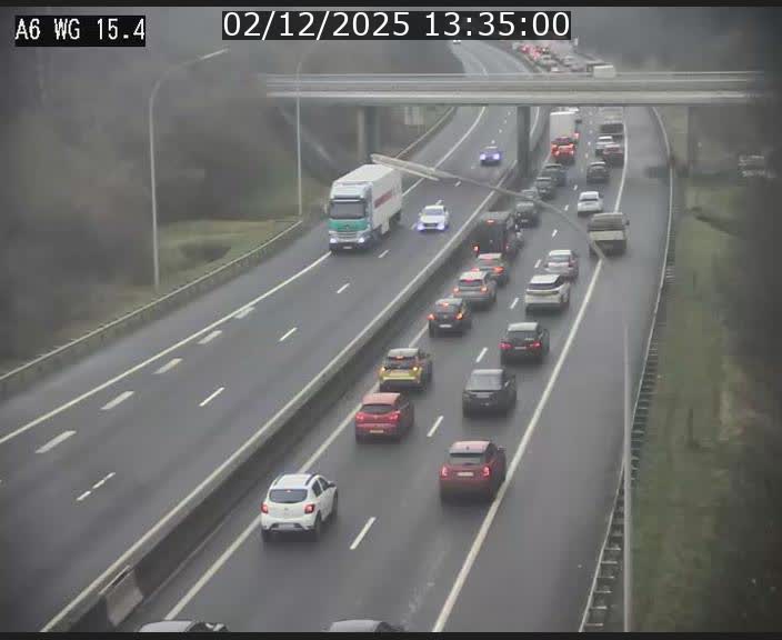<h2>Traffic live webcam Luxembourg Capellen - A6 - BK 15.4 - direction Luxembourg/France/Allemagne</h2>