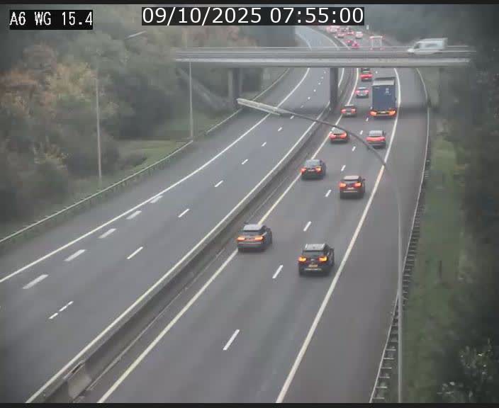 <h2>Traffic live webcam Luxembourg Capellen - A6 - BK 15.4 - direction Luxembourg/France/Allemagne</h2>