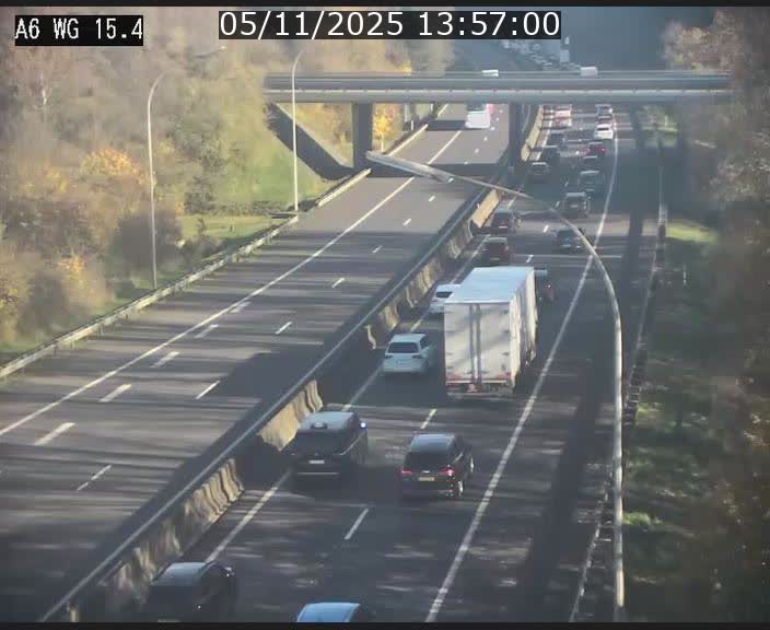 <h2>Traffic live webcam Luxembourg Capellen - A6 - BK 15.4 - direction Luxembourg/France/Allemagne</h2>