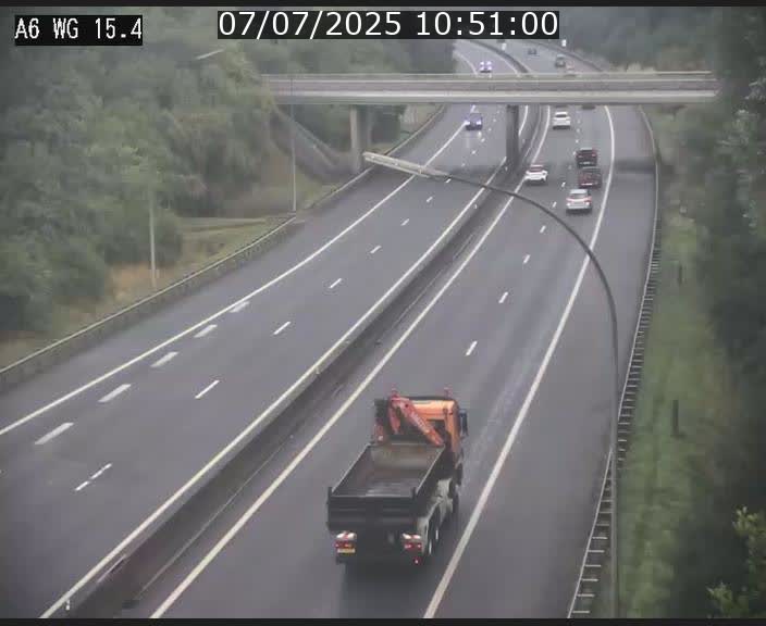 Traffic live webcam Luxembourg Capellen - A6 - BK 15.4 - direction Luxembourg/France/Allemagne