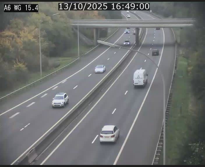 <h2>Traffic live webcam Luxembourg Capellen - A6 - BK 15.4 - direction Luxembourg/France/Allemagne</h2>