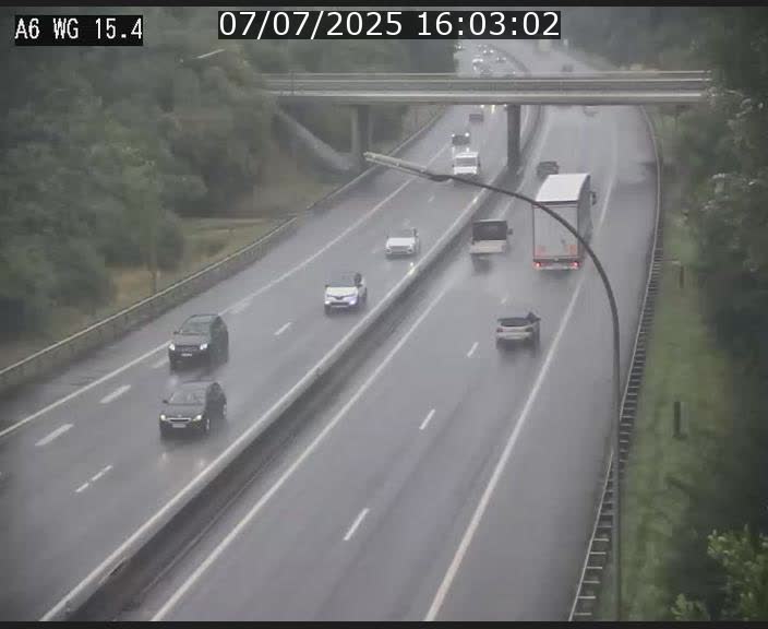 Traffic live webcam Luxembourg Capellen - A6 - BK 15.4 - direction Luxembourg/France/Allemagne