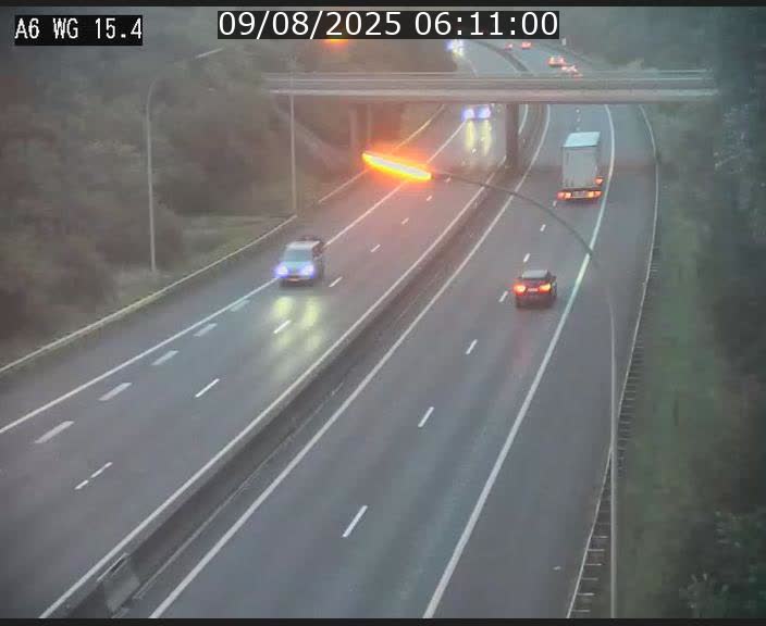 Traffic live webcam Luxembourg Capellen - A6 - BK 15.4 - direction Luxembourg/France/Allemagne