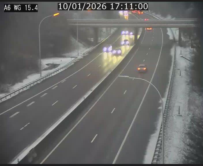 Traffic live webcam Luxembourg Capellen - A6 - BK 15.4 - direction Luxembourg/France/Allemagne