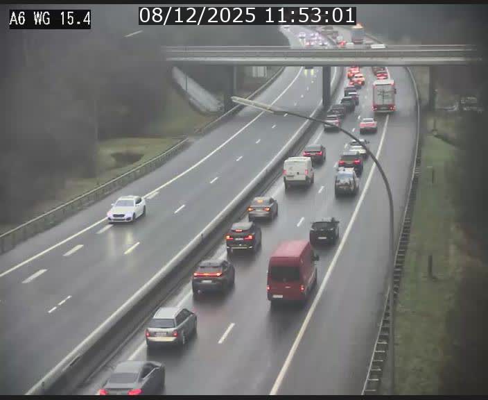 <h2>Traffic live webcam Luxembourg Capellen - A6 - BK 15.4 - direction Luxembourg/France/Allemagne</h2>