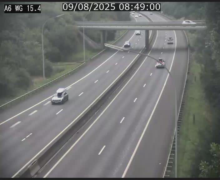 <h2>Traffic live webcam Luxembourg Capellen - A6 - BK 15.4 - direction Luxembourg/France/Allemagne</h2>